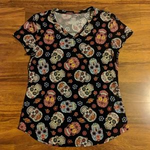 NWOT No Boundaries Skull Top